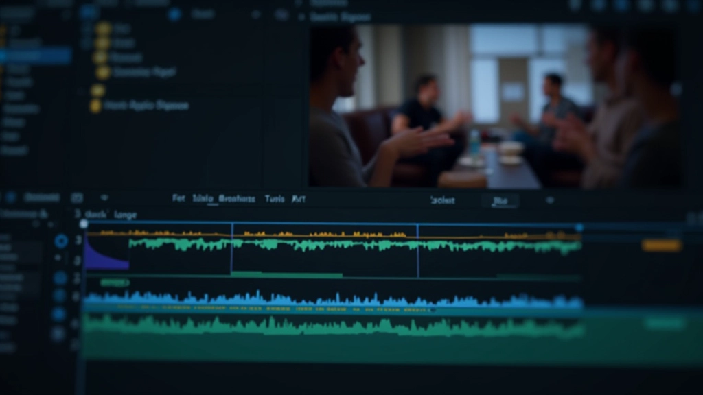 Animation timeline with sound layers